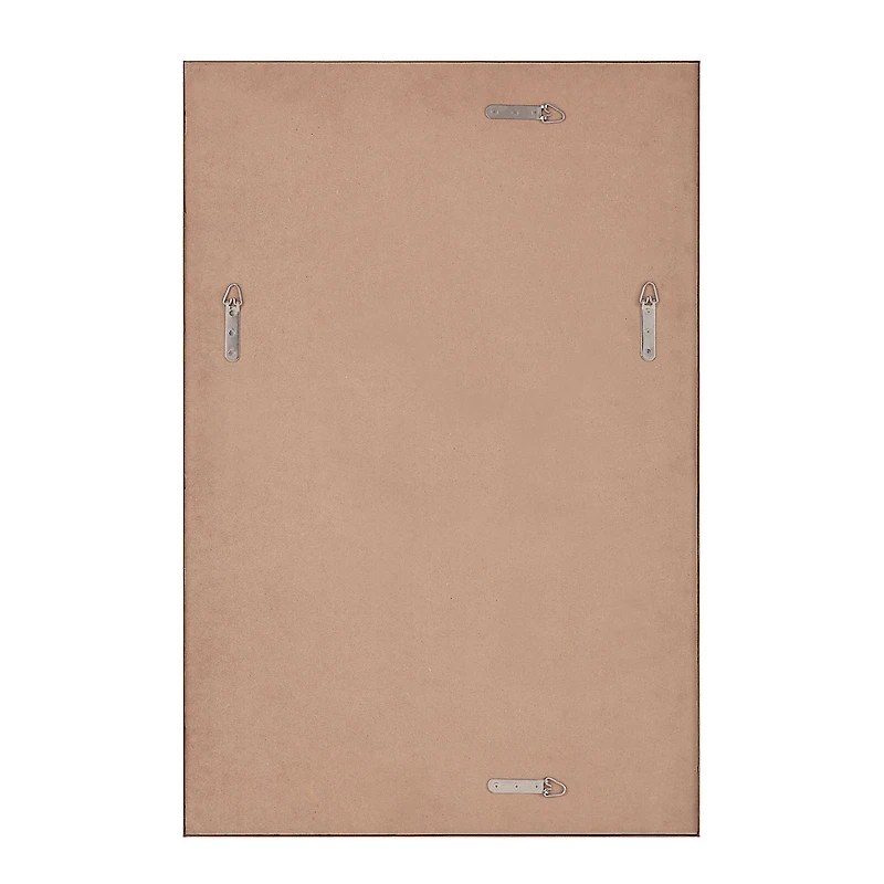 Sati 36" Tall Rectangular Mirror, Burnished Brass