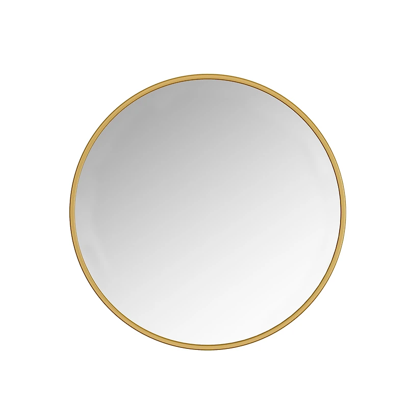 Alcyone miroir rond encadré