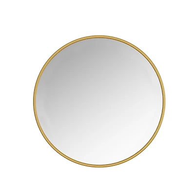 Alcyone miroir rond encadré