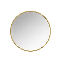 Alcyone miroir rond encadré