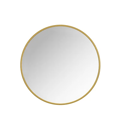 Alcyone miroir rond encadré