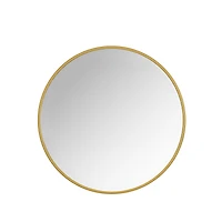 Alcyone miroir rond encadré