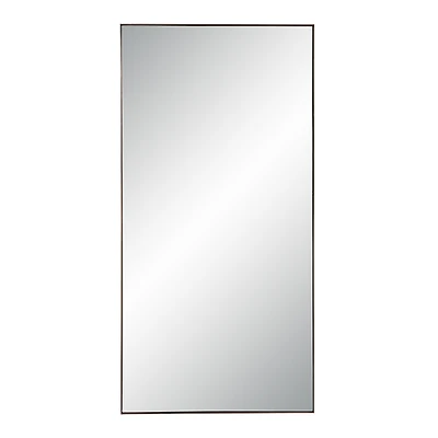 Marigold 60" Tall Rectangular Mirror, Antique Brushed Brass