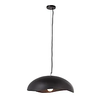 Filomena 22" Wide 1-Light Chandelier, Matte Black