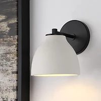 Lena 8.5" Matte Black 1-Light Wall Sconce