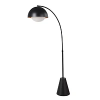 Lampadaire Cooke couleur noir mat avec abat-jour