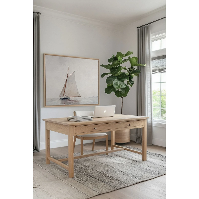 Oleka Marée Douce Framed Canvas Wall Art