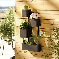 CUBIKO Planter on the Wall - Black