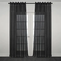 Dali Sheer Reversible Back Tab-Rod Pocket Curtain