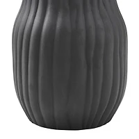 Vase Nocera en grès céramique noire