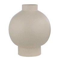 Vase Lamoureux en céramique couleur crème