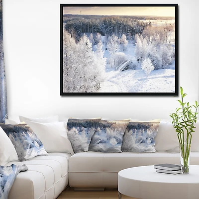 Beautiful Winter Panorama  Wall Art