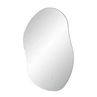 Forli 45" Tall Irregular LED Mirror, Clear