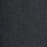 Jeté « Carnelia » en coton tissé noir