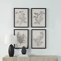 Art mural Basset de 18 po avec cadre en bois