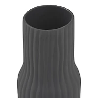 Vase Nocera en grès céramique noire