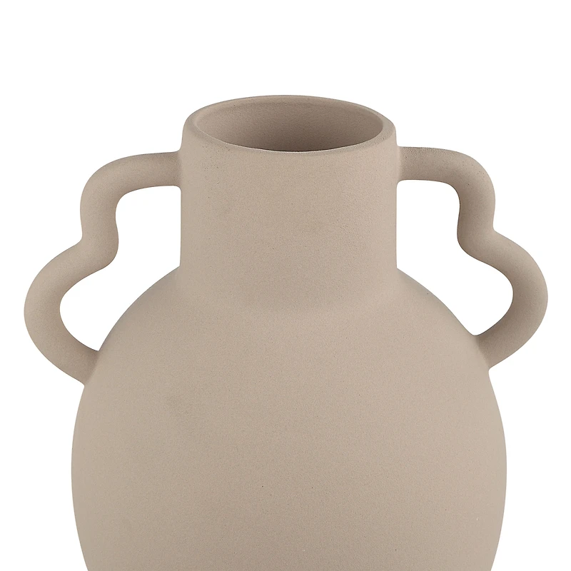 Vase Monet en céramique couleur crème