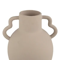 Vase Monet en céramique couleur crème