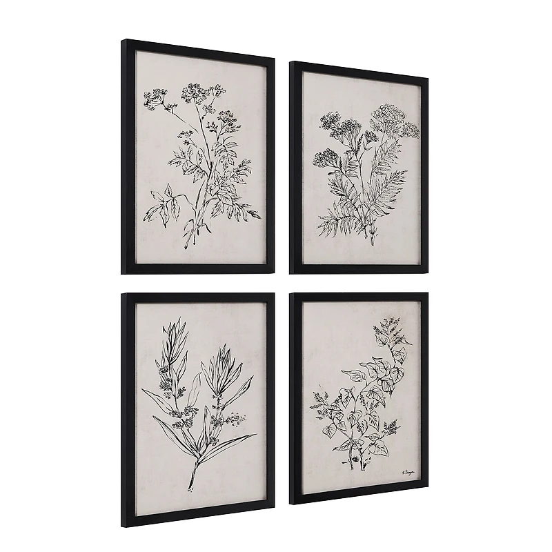 Art mural Basset de 18 po avec cadre en bois