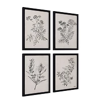 Art mural Basset de 18 po avec cadre en bois