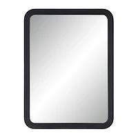 Nolana 40" Tall Rectangular Mirror, Textured Matte Black