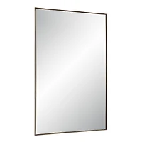 Miroir rectangulaire Cider en bronze brossé