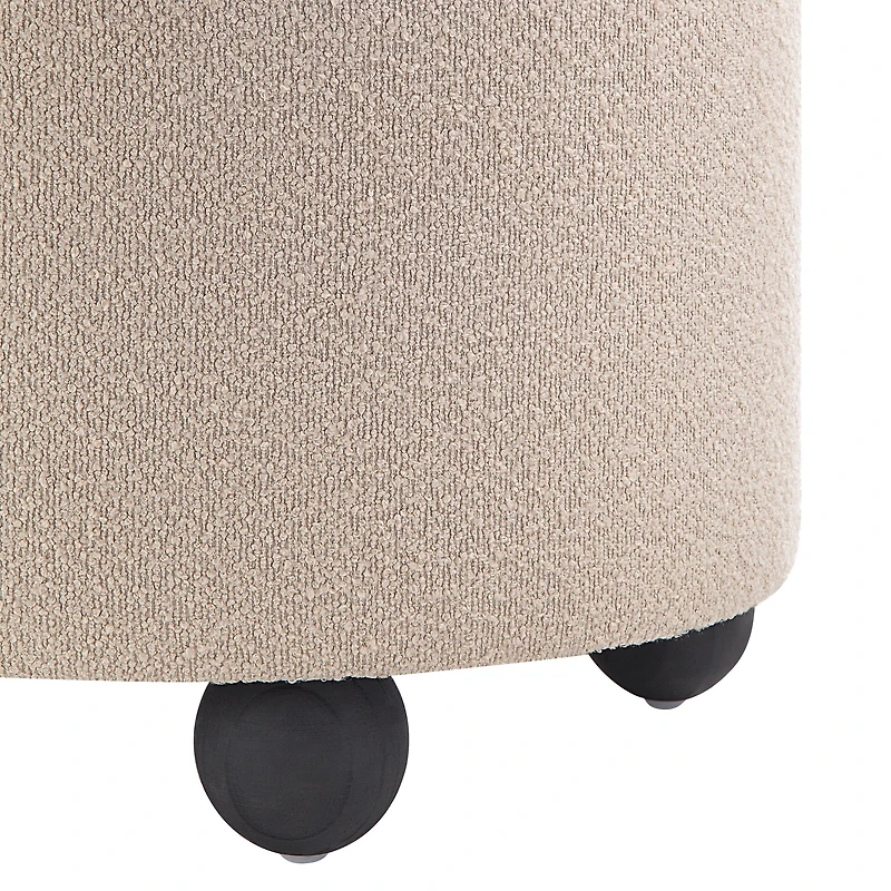 Pouf Clau taupe
