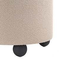 Pouf Clau taupe