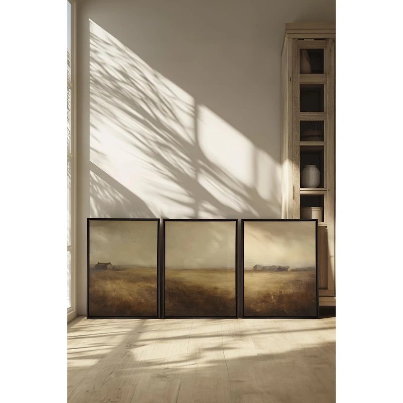 Trio D'Antan Art Mural - Ensemble de  3