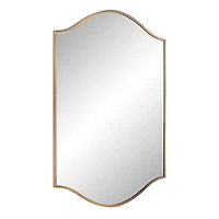 Florianne 36" Tall Rectangular Arch Mirror, Champagne