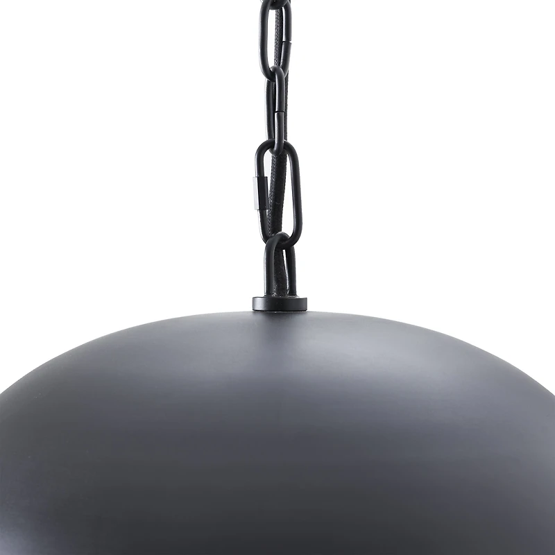 Kochi 15.25" Wide 1-Light Chandelier, Matte Black
