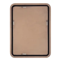 Nolana 40" Tall Rectangular Mirror, Textured Matte Black