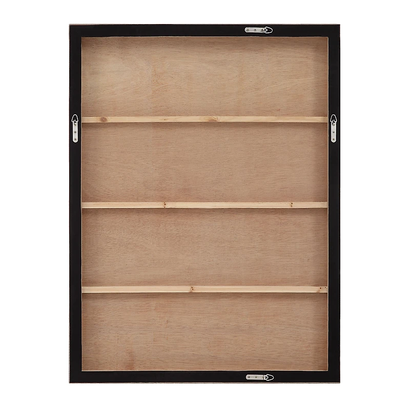 Canberra 48.2" Wide Canvas Art with Wood Frame, Oak