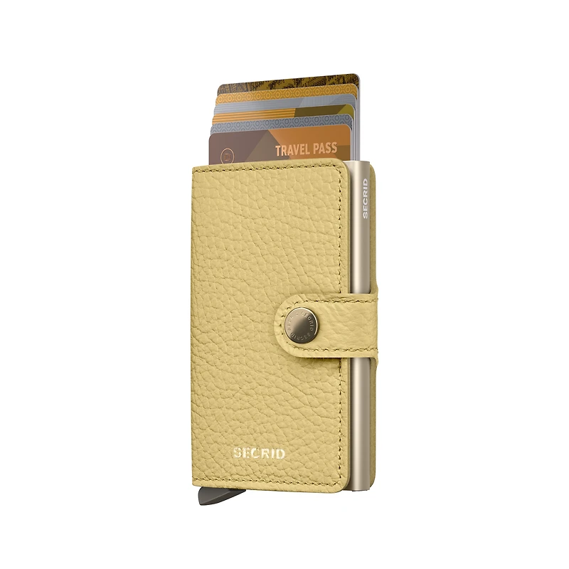 Secrid Pebble Miniwallet - Butter Yellow