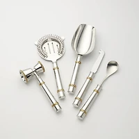  Reed & Barton Roseland Bar Tool Set 