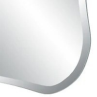 Kalmia 36" Tall Rectangular Irregular Mirror