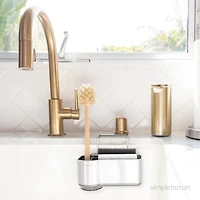 simplehuman Sink Caddy, Brushed Stainless Steel