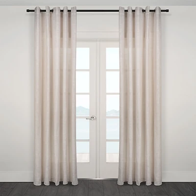 Spezia Heavy Semi Sheer Grommet Curtain