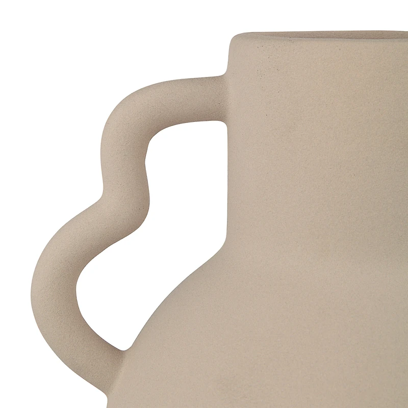 Vase Monet en céramique couleur crème
