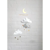 Cloud & Star Mobile - White