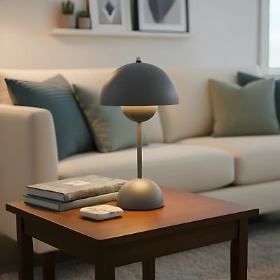 Lampe de table Dome Suzy - Gris