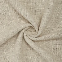 Jeté « Curtis » en coton tissé beige