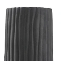 Vase Nocera en grès céramique noire