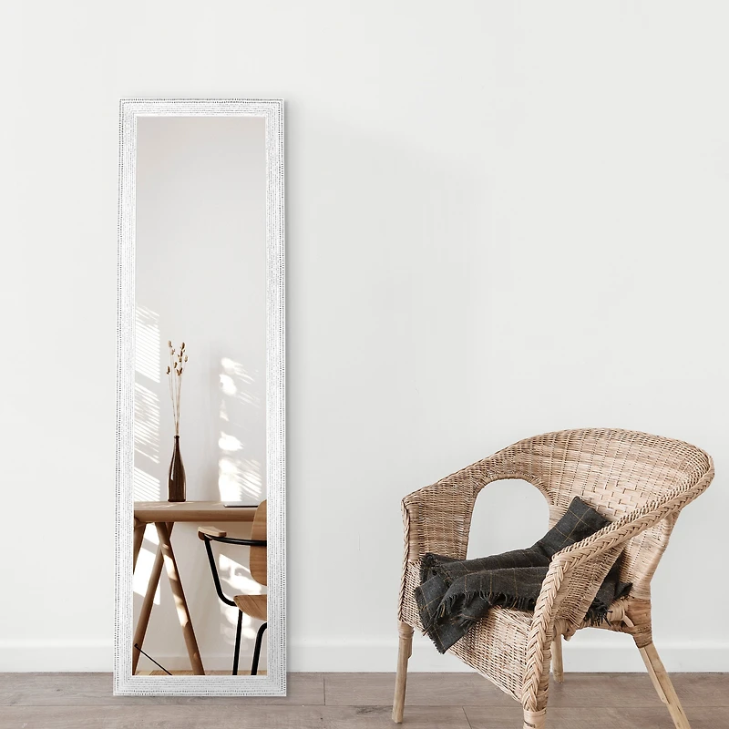 Tory Black & White Dots Door Mirror 