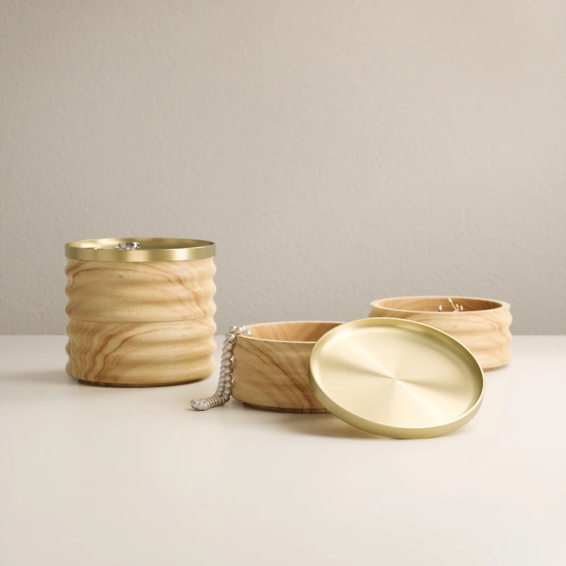 Umbra Tesora Natural Wood Storage Box