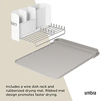 Umbra Sling Dishrack - White/Grey