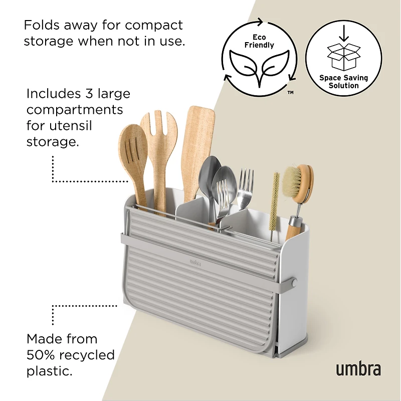 Umbra Sling Dishrack - White/Grey