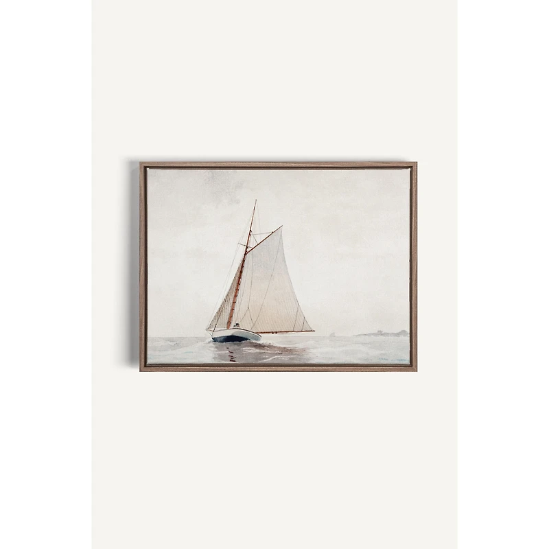 Oleka Marée Douce Framed Canvas Wall Art