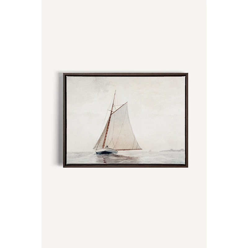 Oleka Marée Douce Framed Canvas Wall Art