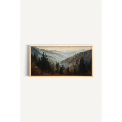 Oleka Dawn the Pines Art mural encadré sur toile